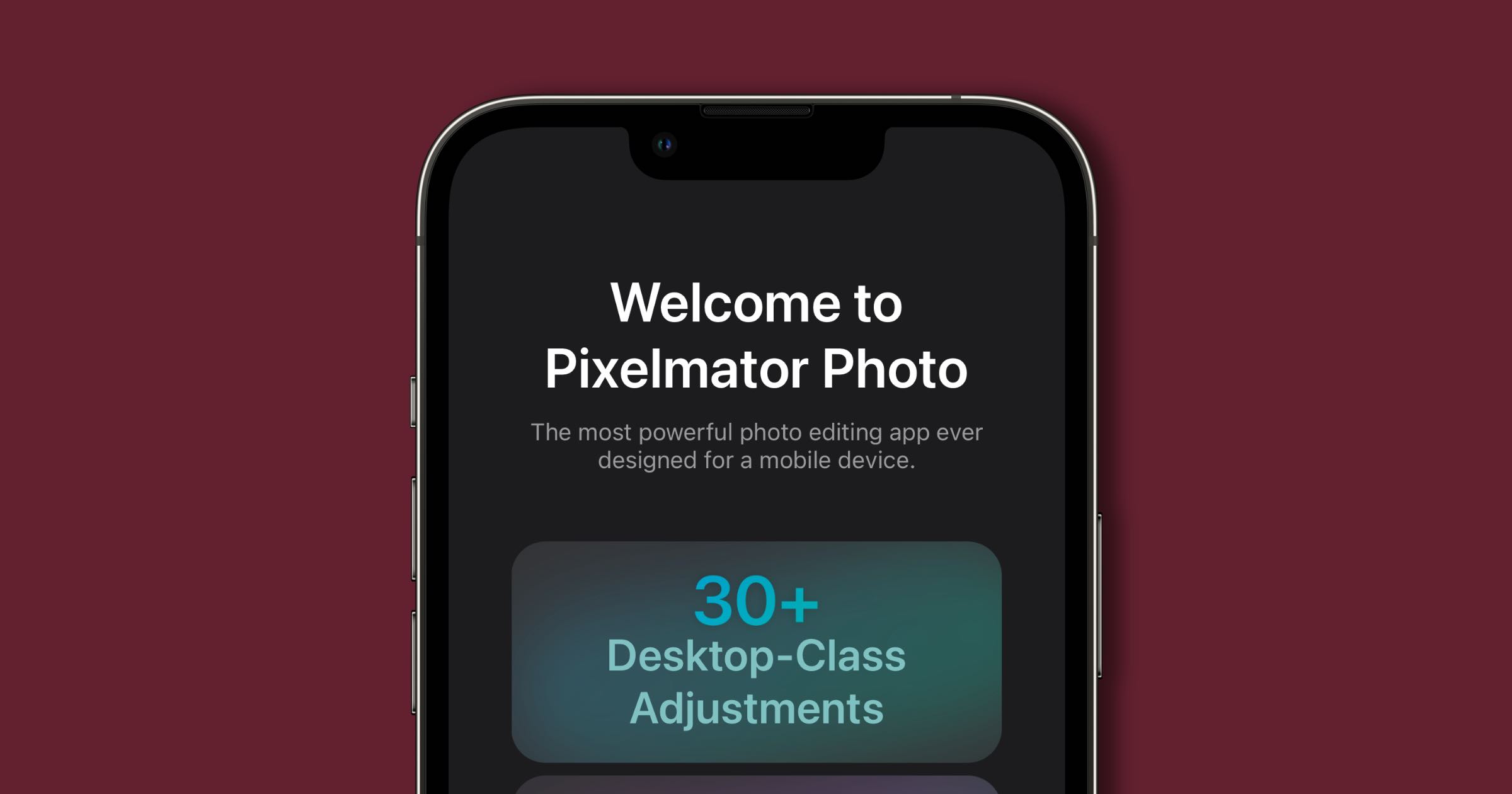 ‘Pixelmator Photo’ Launches for iPhone With 50% Off Introductory Deal
