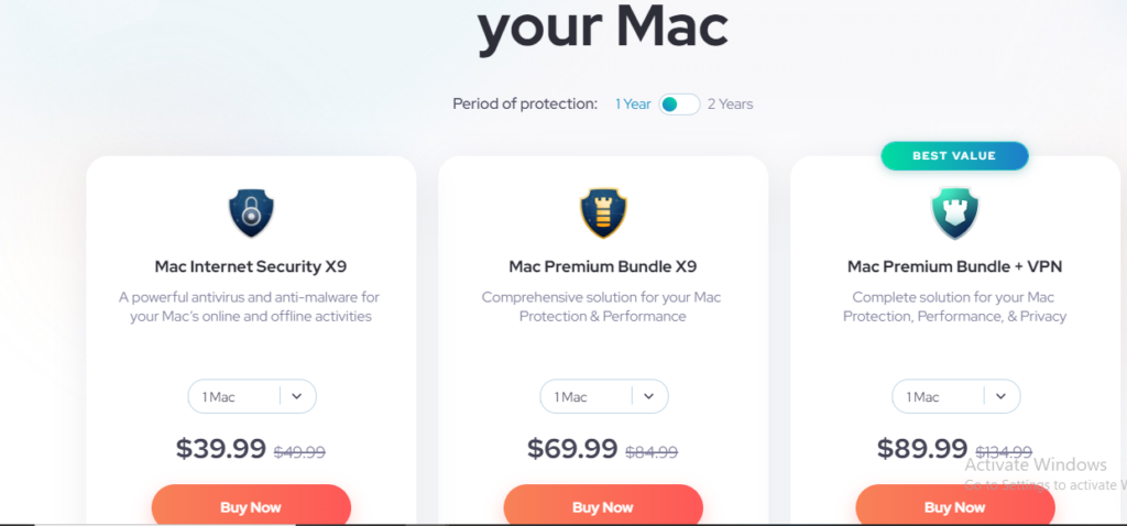 Best Antivirus for windows and mac for Mac