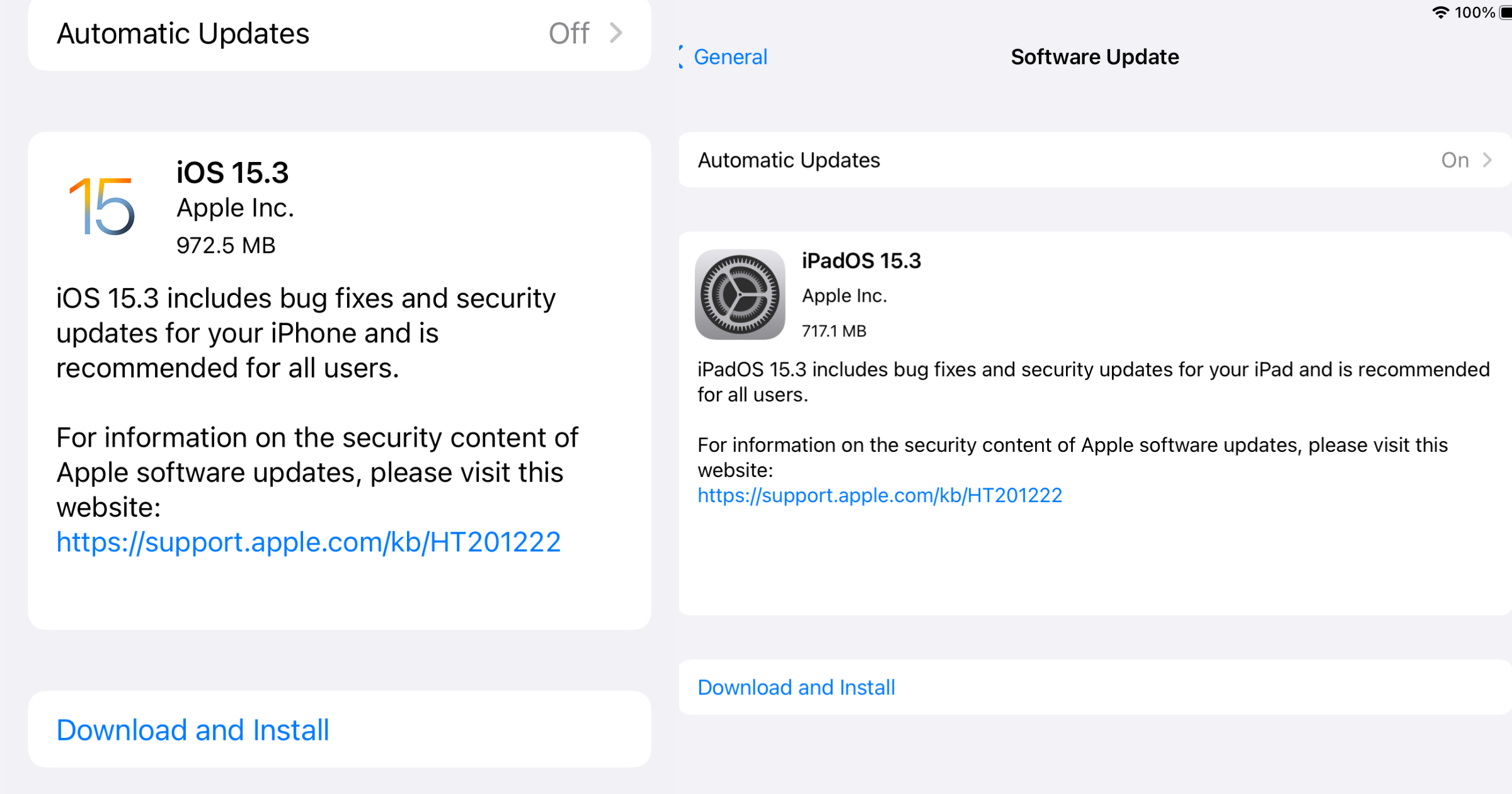 iOS 15.3 and iPadOS 15.3 Available Now